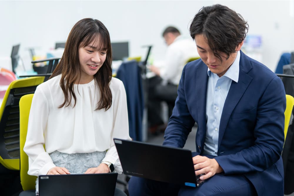 幅広い業務でも不安なく働ける環境。